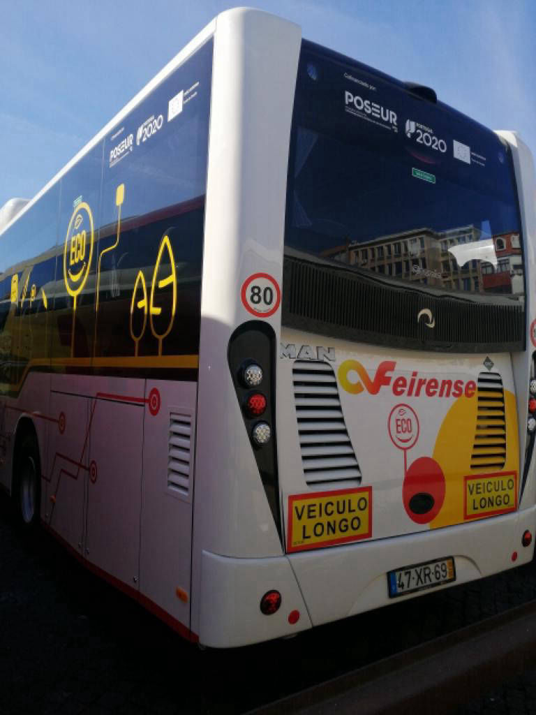 Novo autocarro a Gas - Mobilidade Limpa Auto Viacao Feirense