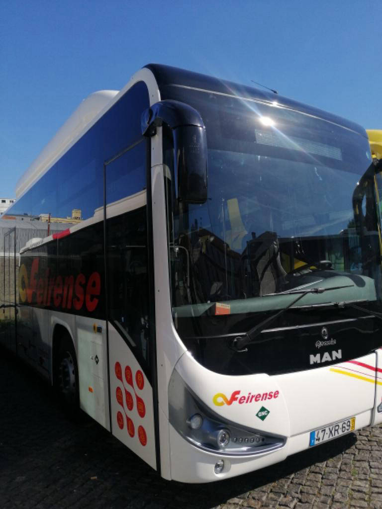 Novo autocarro a Gas - Mobilidade Limpa Auto Viacao Feirense