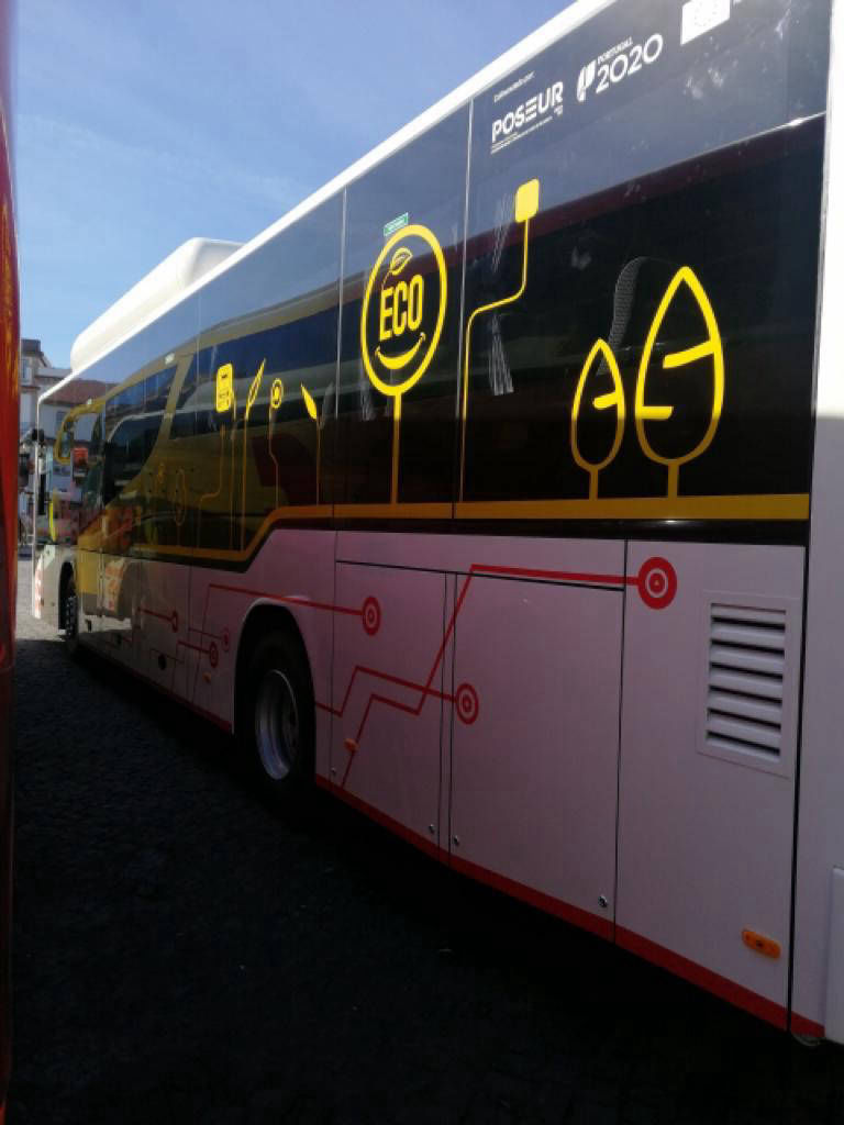 Novo autocarro a Gas - Mobilidade Limpa Auto Viacao Feirense